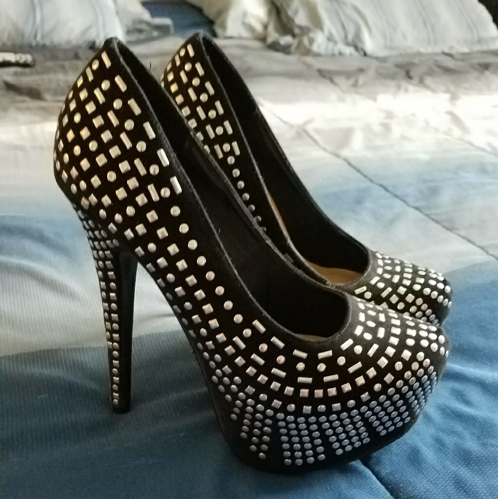 Studded heels size 7